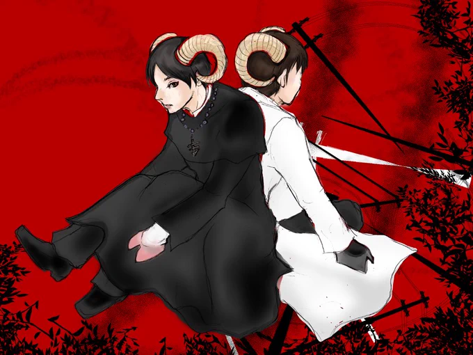 過去絵。動画で使ったSIRENとSIREN2のイラスト。