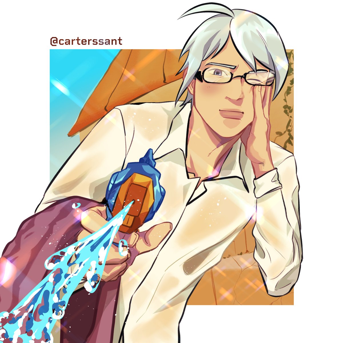 carterssant's tweet photo. I really loved these last artfight attacks I made!! I promised I would attack them cuz I'm a sucker for enstar ocs >D https://t.co/gO1PEYivRF
