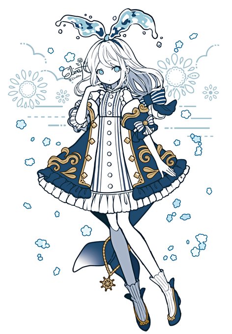 「fish tail puffy sleeves」 illustration images(Latest)