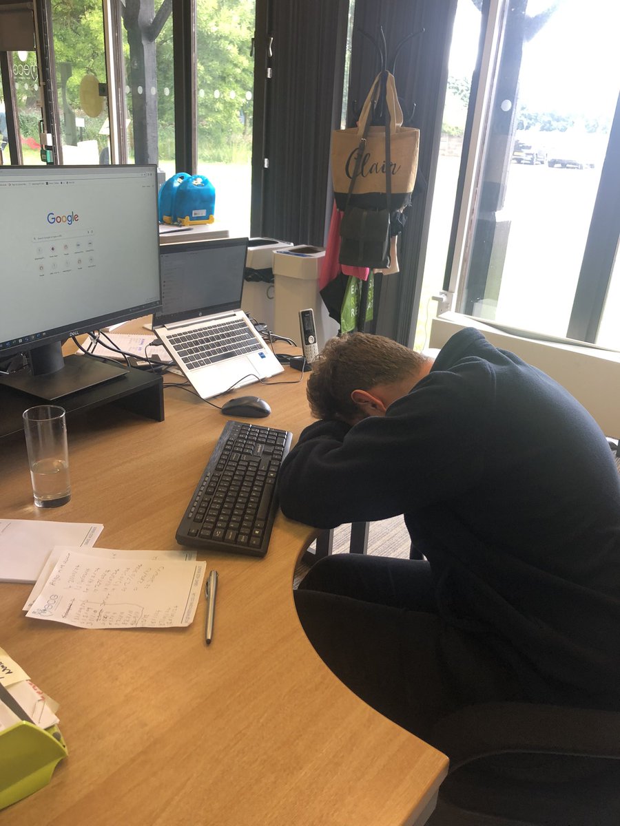 ECGClair's tweet image. I think we may have worn @ECG_VAS out 🤣 

He has been super busy planning and organising #ELS  &amp;amp; #movingandhandling for one of our lovely #clients 
  #TGIF 

@ECG_MK