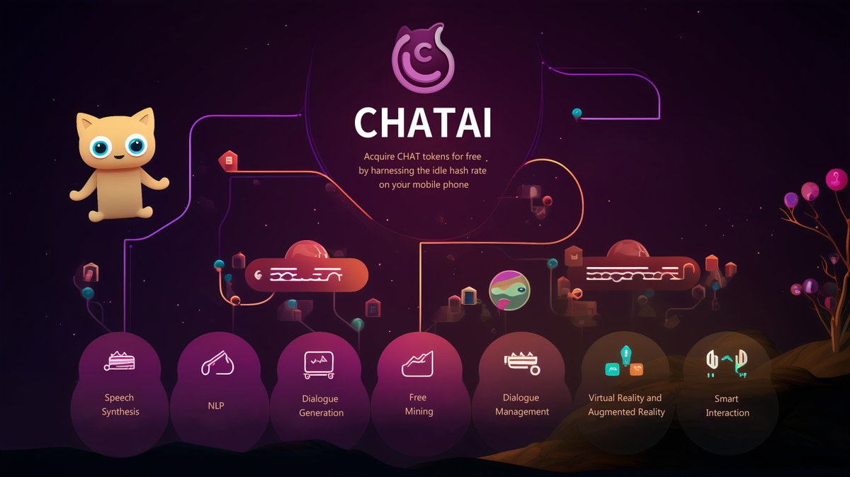 _ChatAI_'s tweet photo. ChatAI employs state-of-the-art AI hashrate for deep learning, resulting in a more efficient mining experience. #ChatAI #DeepLearning #chatcoin  #chatmining #chat https://t.co/NtJqodJznk