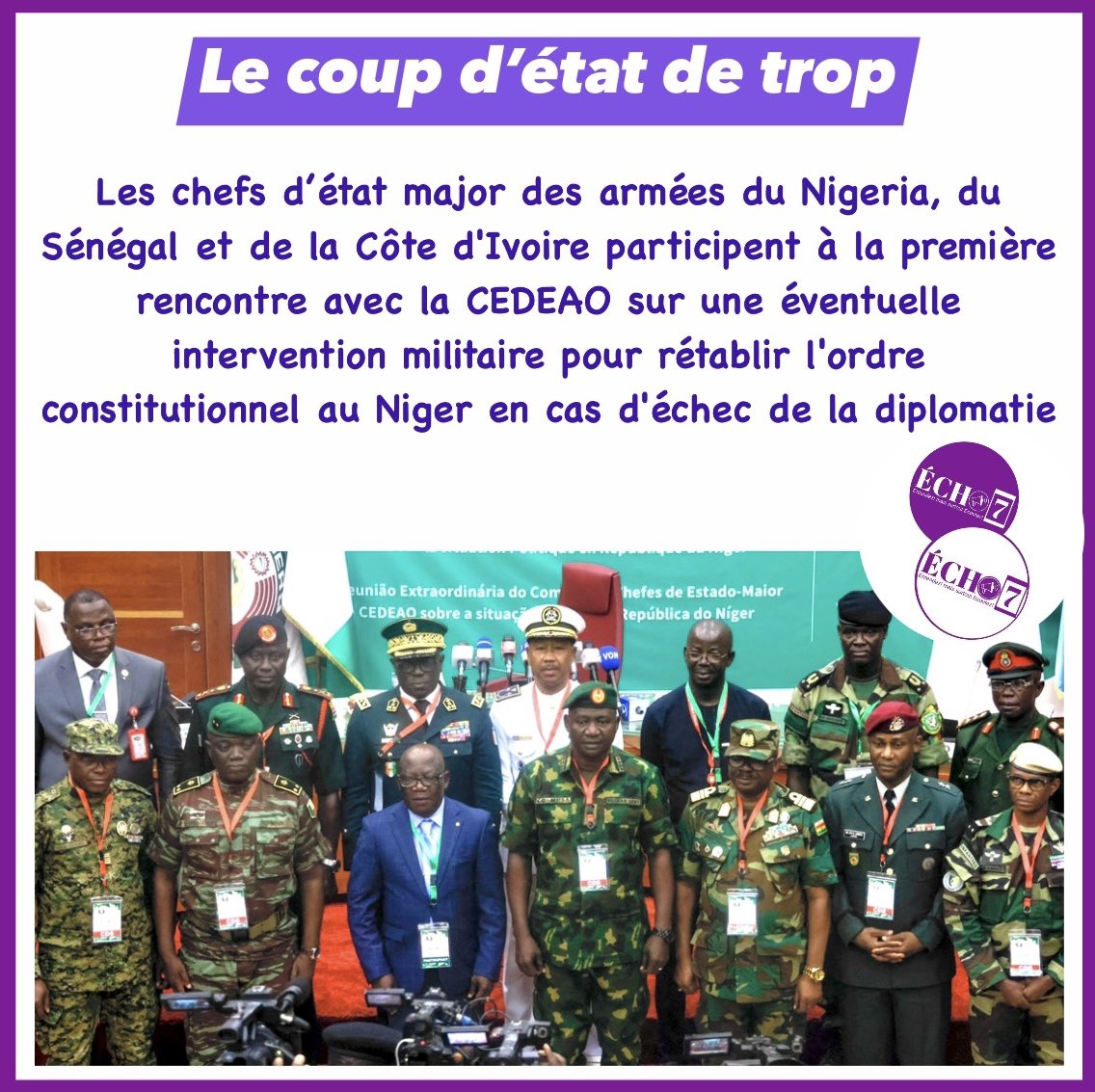 echoo_7's tweet photo. La 𝐂𝐄𝐃𝐄𝐀𝐎 joue sa survie face à la multiplication des coups d’état 

⚪️🟣 𝐄𝐜𝐡𝐨𝐨𝐨𝐨 https://t.co/yI8BXHkScy