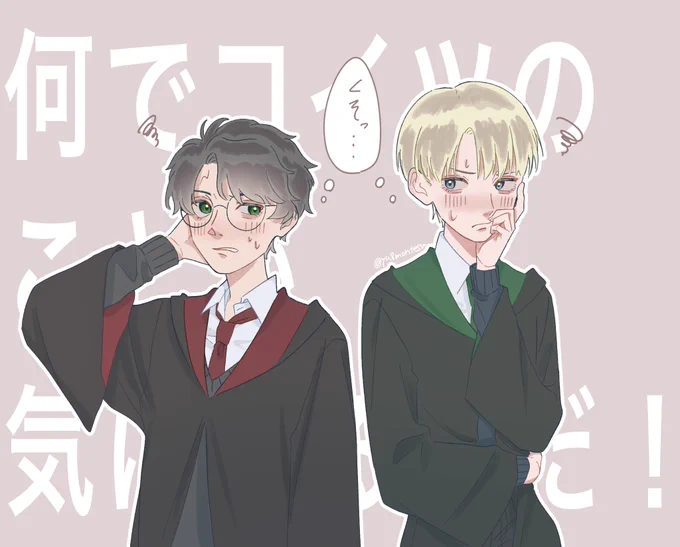 何でコイツのことが気になるんだ!! #drarry #hpdm