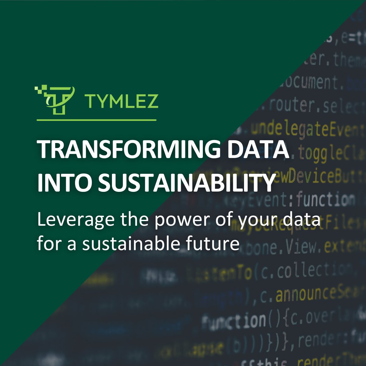 NoviqTech_'s tweet photo. Leverage #data for a sustainable future with #TYMLEZ 📊
We turn siloed #data into insights for your #environmental goals.
Join us on the journey to #sustainability through data #transformation. ⬇️ https://t.co/7jpzouwDQV
#GreenTech #DataInsights #ClimateAction https://t.co/6hZg4KVOxL