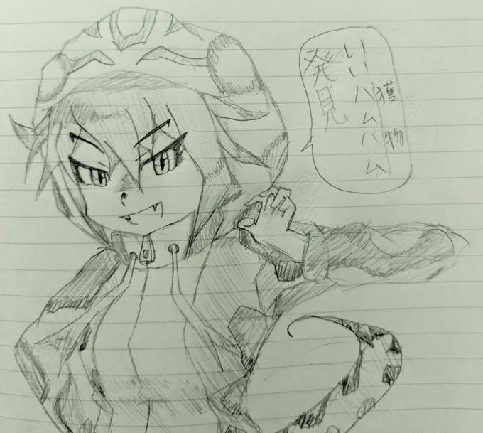 #このタグを見た人は推しの初描きと現在の絵を載せる 2019,8/2    2023.7/27