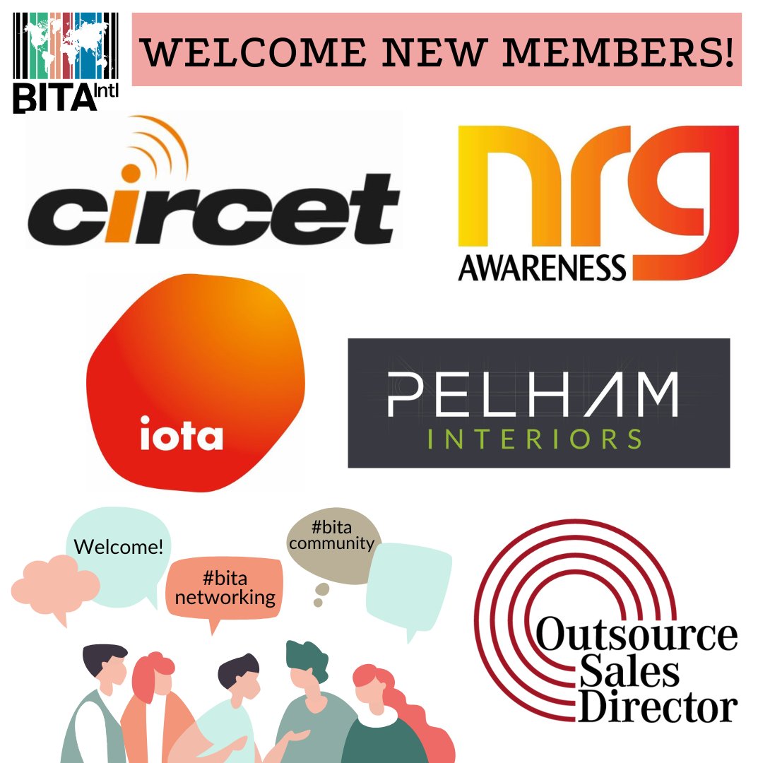 BITAIntl's tweet photo. A big welcome to our newest members, we're so pleased to have you as part of the BITA community! See your local chapter: https://t.co/dWSNDjn07K our online networking: https://t.co/bdmoK0JD8m
#bitabusiness #bitacommunity #businesssupport #businessdevelopment #bitanetworking🤝 https://t.co/YMIkZhsY5j