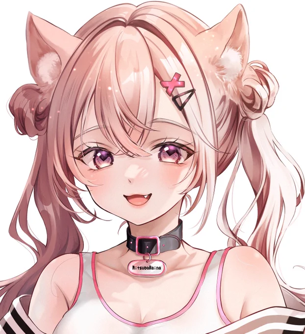 LOViTSTUDIO所属 2期生 三ツ葉らいな様  キャラデザ•立ち絵を担当させて頂きました