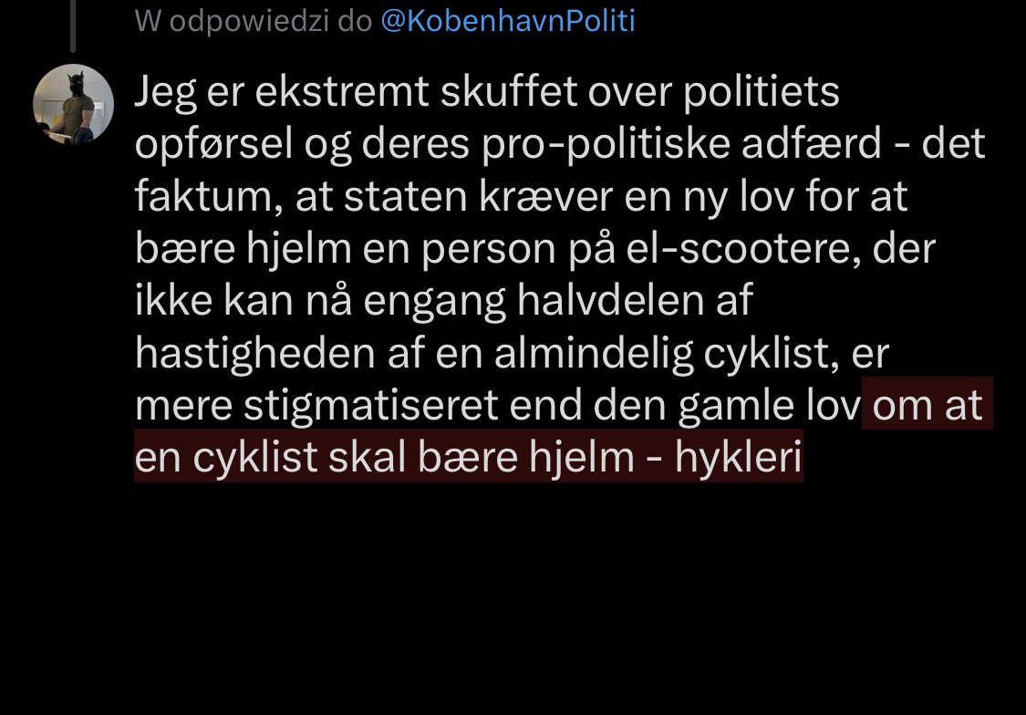 CphJasper's tweet photo. @KobenhavnPoliti Tænk over det https://t.co/3UvauV2Cww