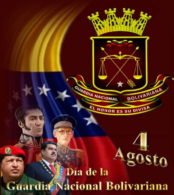 GacregmainCmdte's tweet photo. #4Ago Hoy Celebramos el 86 aniversario de la Guardia Nacional Bolivariana 🇻🇪 ¡Seguimos leales a nuestro pueblo! #GNB https://t.co/rABoahyTYq