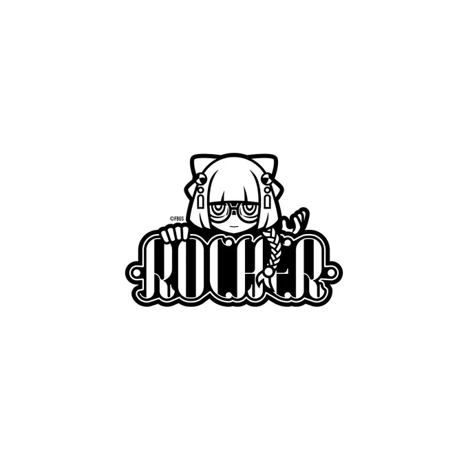 【ROCHER|ロシェちゃん】 ©FBGS /FONT BAD GIRL SQUAD is a project in which illustrator ITOTO creates characters using fonts created by YUTAONE as inspiration. #フォントバッドガールスクワッド #FontBadGirlSquad