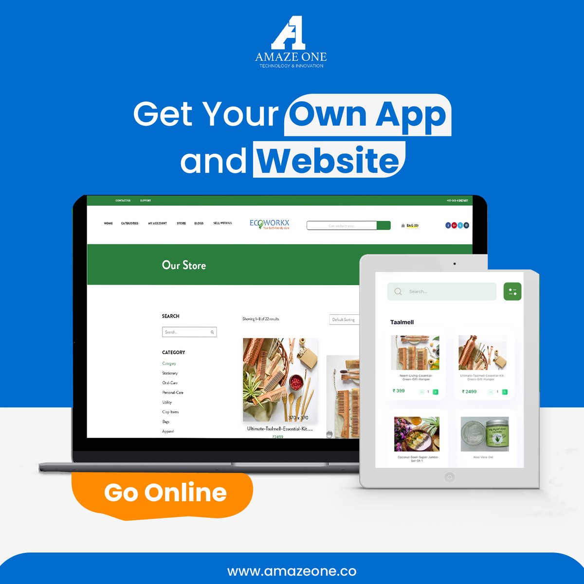 AmazeOne1's tweet photo. It's time to get your own app and website. Contact us today for more information!

Visit us @ https://t.co/K5sr1ohZfI
Call Us @ +1 73264 58775
Email - contact@amazeone.co
.
.
.
.
#WebDevelopmentServices #websitedesign #loadingspeed #website #ownapp https://t.co/k8ZBa9NFvt