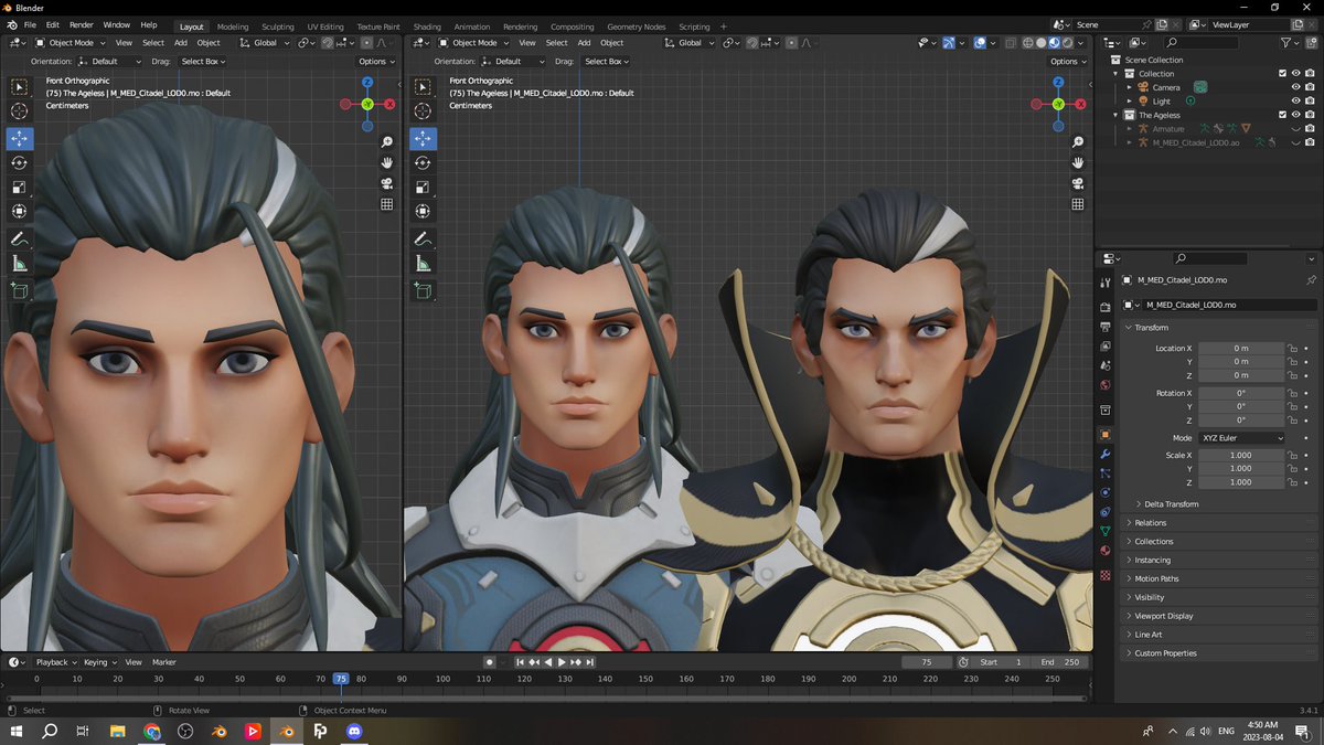 Phase_waves's tweet image. gehehehe, I'm happy with Ageless's new face textures &amp;gt;:D
-
#PhaseArt #FortniteArt