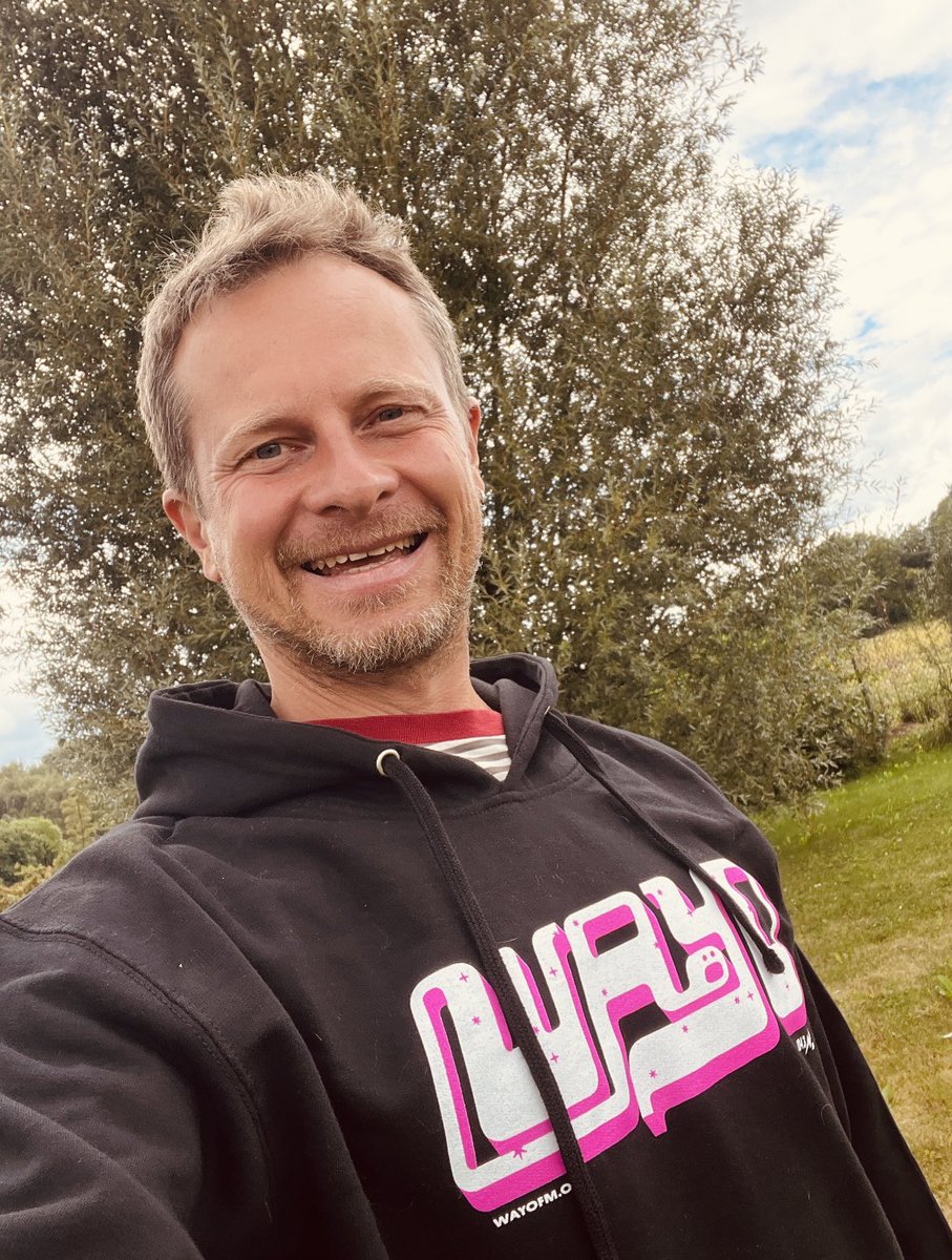 “Did you order something from Denmark?” I asked my wife after accepting a delivery 5 min ago.

But then I remembered of <a href="/rhsciyoung/">Mr. Young</a>’s trip to Scandinavia…

Thank you so much Chris! 🙏 
From now on <a href="/wayoradio/">WAYO 104.3 FM</a> will be proudly represented in Czechia.

“It suits you,” my wife says.