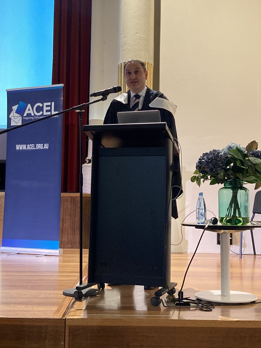 It was such a pleasure listening <a href="/dizdarm/">Murat Dizdar</a> as he spoke about social justice, Paul Brock, and his passion for education. Paul Brock Medal recipient <a href="/ACEL_NSW/">ACEL_NSW</a>
