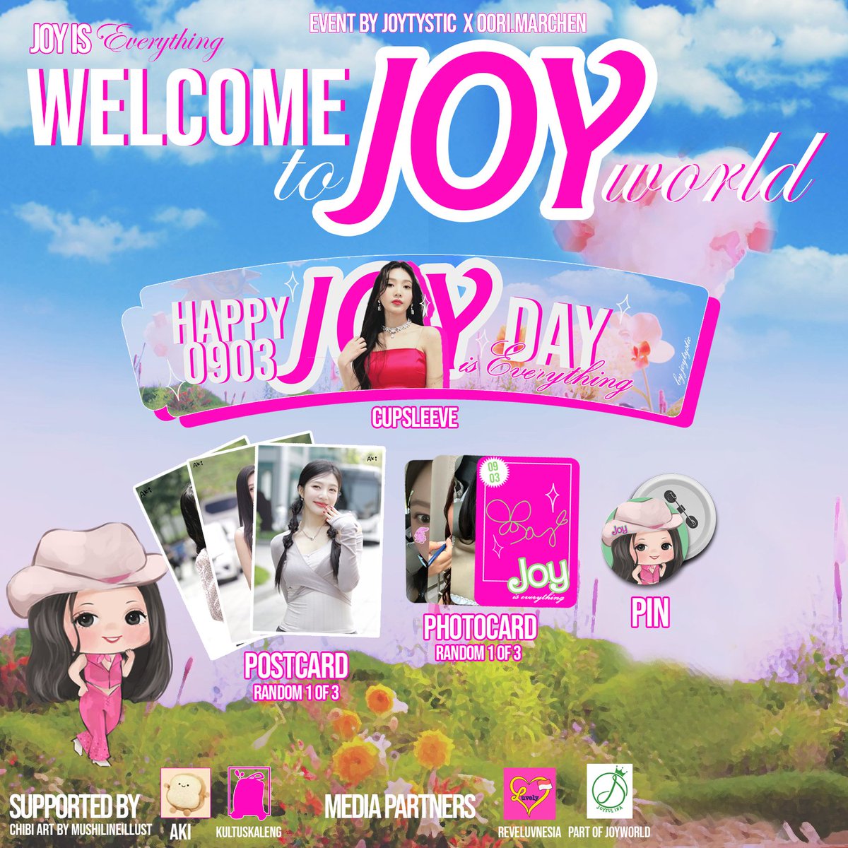 joytystic's tweet photo. ૮˶• ﻌ •˶ა
./づ~ ♡ you are invited!

                 JOY BIRTHDAY CAFE EVENT
                  WELCOME TO JOY WORLD

📍@kopichuseyoid , Pondok Bambu Jak-Tim
🗓️ 03092023
⌚️12PM - 7PM WIB

rsv form: https://t.co/khSQAEEtmW

💚 early rsv will get extra freebie 💚