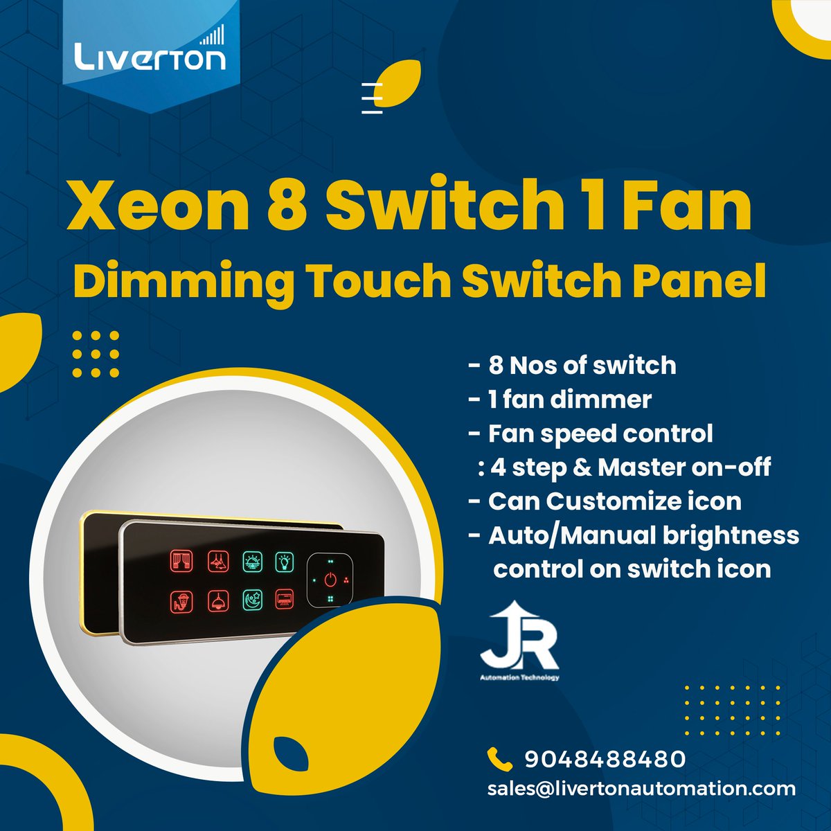 LIVERTONAUTOMA1's tweet image. Touch switches are a type of electronic switches that operate by sensing human touch or proximity.We are dealing with many brands of touch panels. Xeon is a touch panel model among them.
livertonautomation.com
Call: 9048488480
#TouchSwitch #SmartHome #HomeAutomation #Switches
