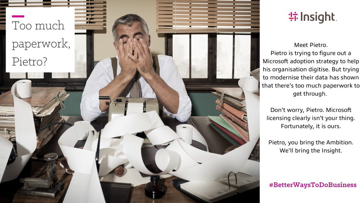 Is your organisation trying to digitise and modernise data?

You bring the Ambition. We'll bring the Insight.

ms.spr.ly/6011g0KAJ

#BetterWaysToDoBusiness