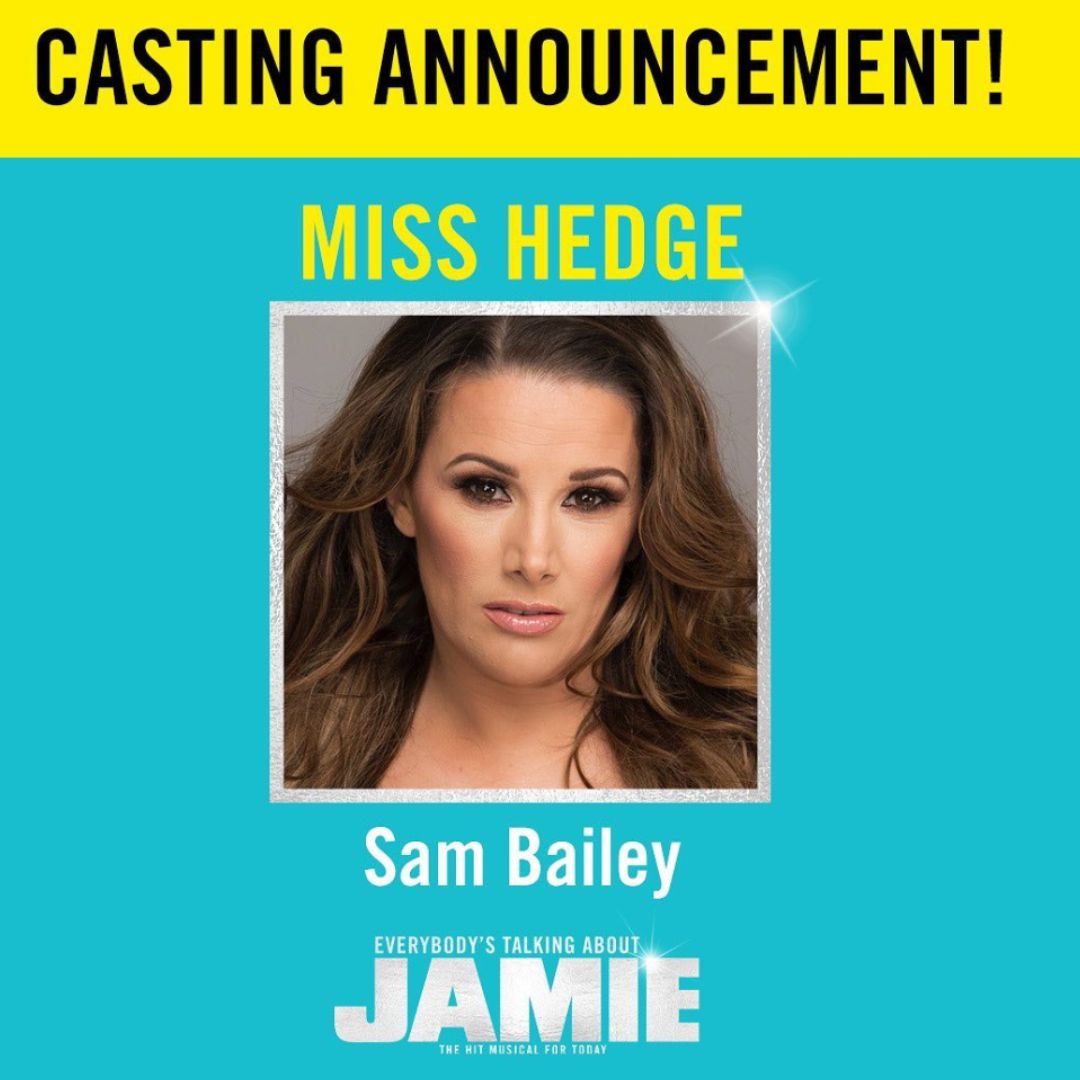 Everyone's talking about Jamie! Our very own Sam Bailey has recently announced that she has joined the #JamieTour as Miss Hedge! Sam will be performing at certain venues across the UK. You do NOT want to this this! Well done Sam 👏