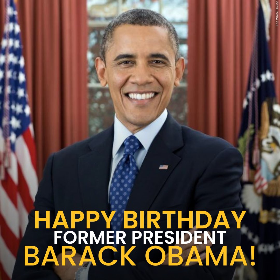 It's the former presidents 62 birthday today!