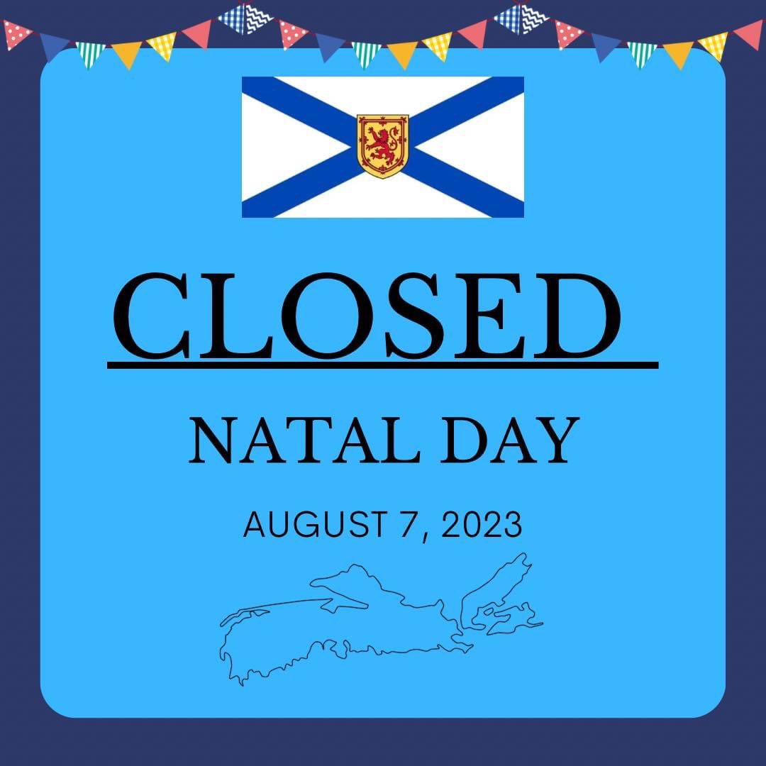 Hope_Cottage's tweet photo. Hope Cottage will be CLOSED on Monday, August 7, 2023. We will be back to regular hours on Tuesday, August 8, 2023. 💙

#soupkitchen #hopecottagehfx #natalday https://t.co/xM7yrWR9Ch