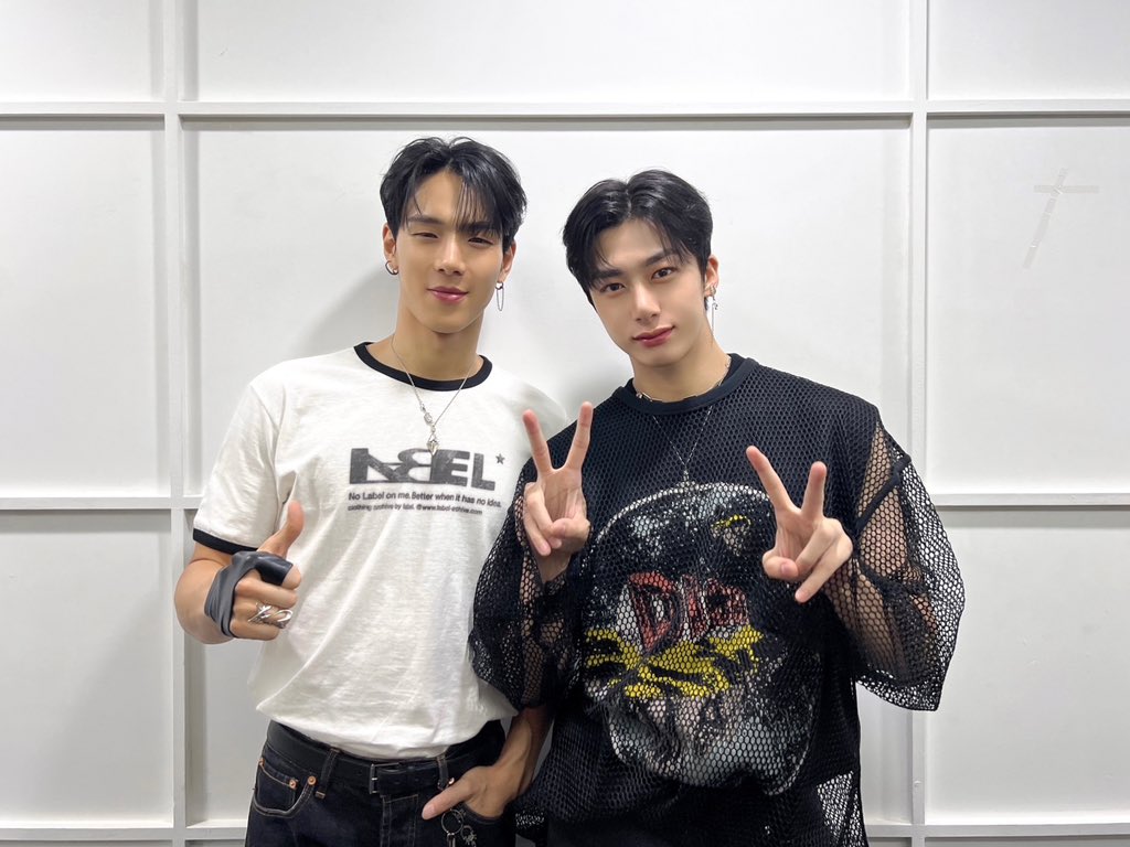 📸 230804 #モンスタエックス #ショヌ #ヒョンウォン KBS2 #Musicbank