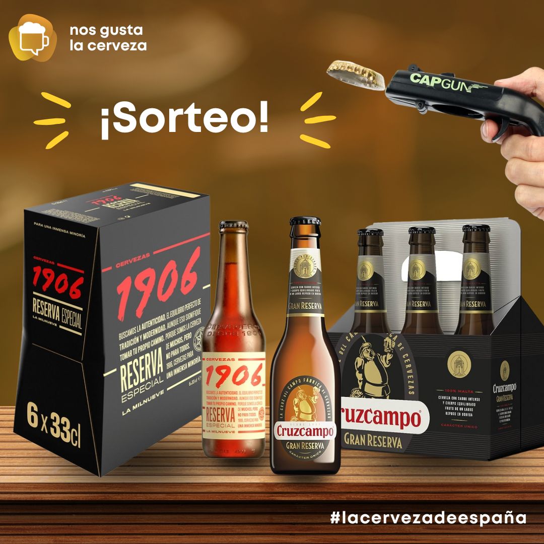 Con motivo del Día Internacional de la cerveza y la final de #LaCervezaDeEspaña 👑 Sorteamos un Pack de las cervezas finalistas + Abridor + Posavasos 🙌🎉🥳

➡️Síguenos
➡️Haz RT
➡️Menciona a dos amigos con los que te tomarías estas cervezas 🍻

¡Suerte! 🤞