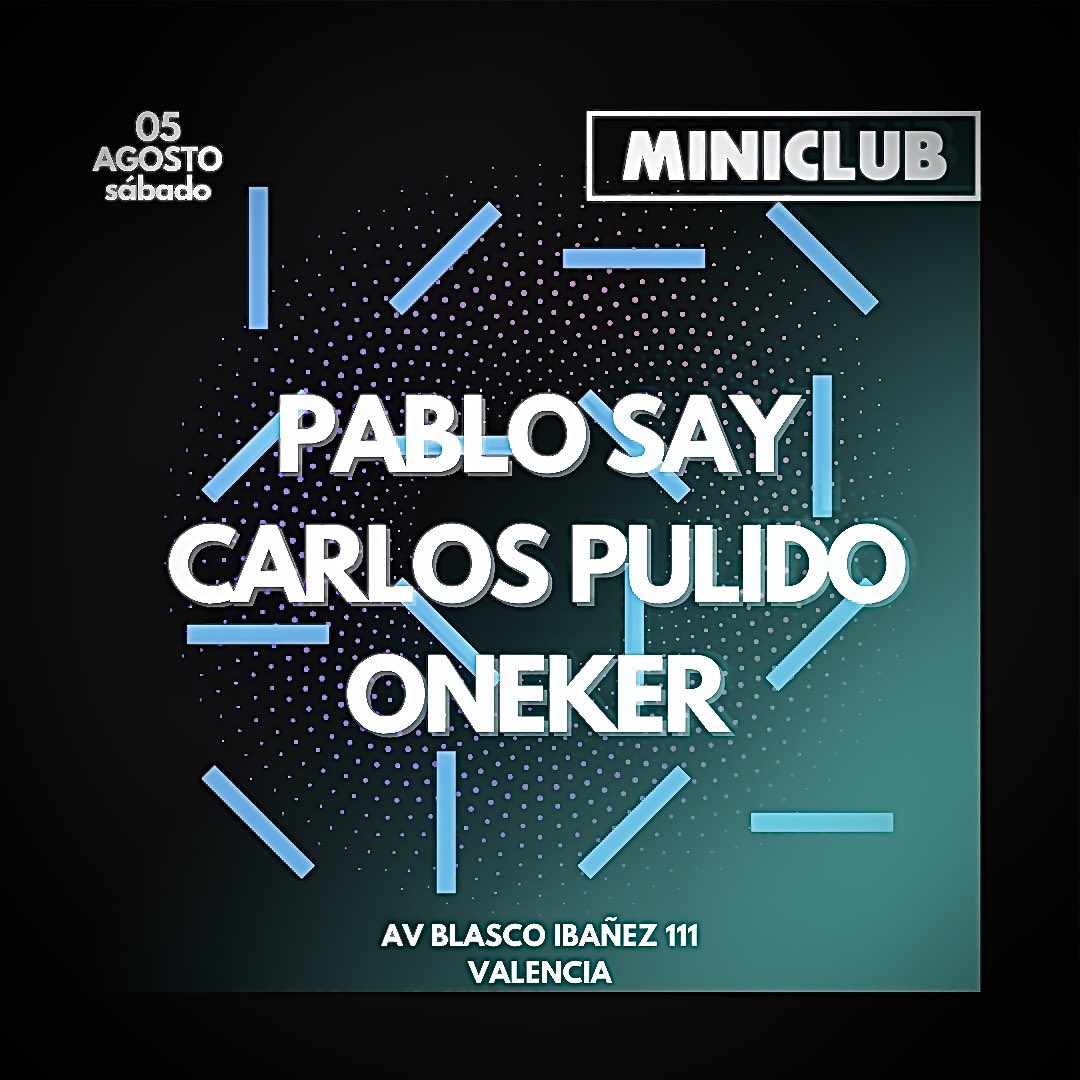 CarlosPulidodj's tweet image. WEEKEND !!! 

#akuarela #miniclub #carlospulido #valencia #agosto