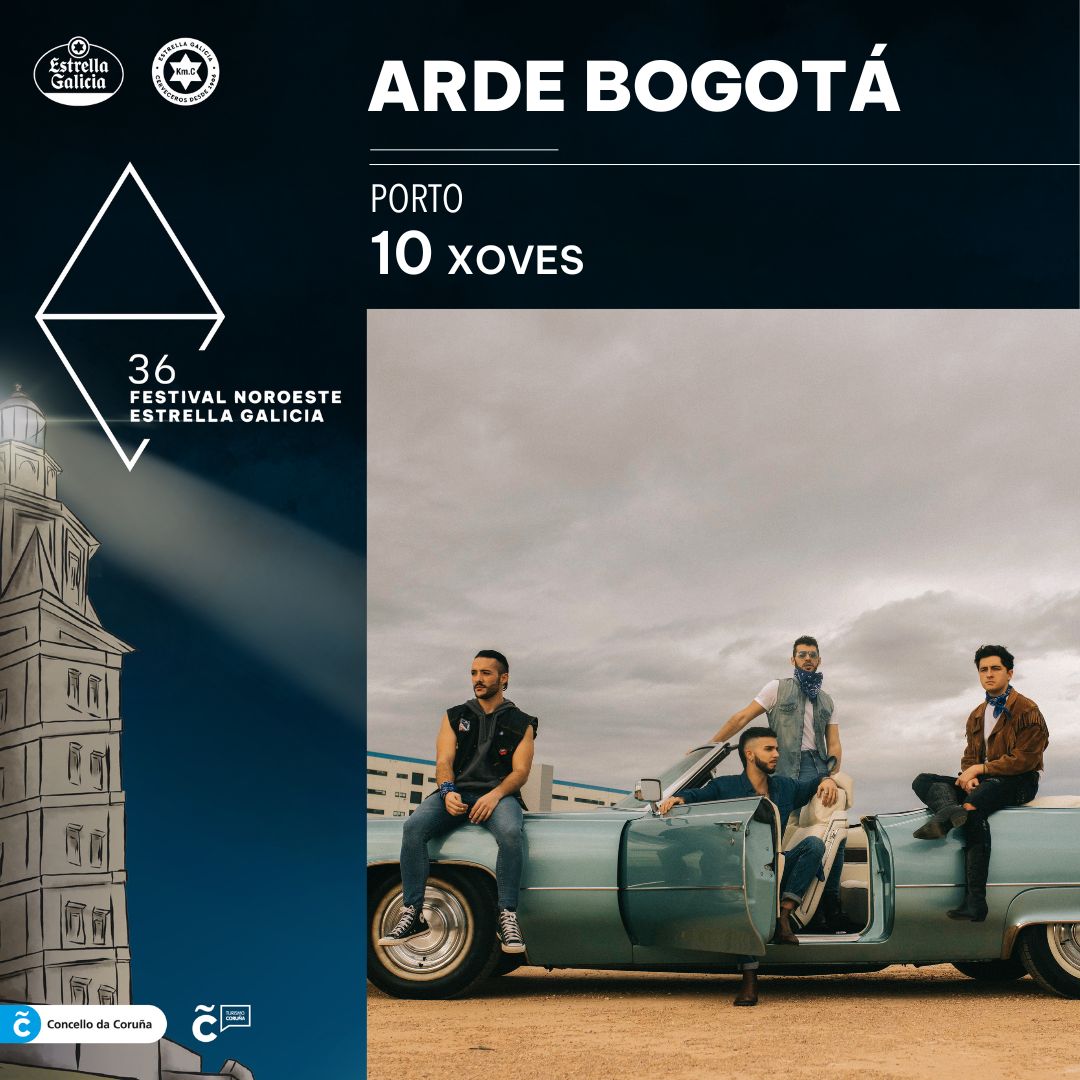 artmusicagency's tweet image. 📢 La M.O.D.A. y Arde Bogotá  actuarán en el Festival Noroeste Estrella Galicia 🌊

🗓️ 9 de agosto
🪗 La M.O.D.A.

🗓️ 10 de agosto
🐎 Arde Bogotá

🏗️ Escenario del puerto
🕙 00:30h
🎫 Entrada libre hasta completar aforo

#FestivalNoroeste #EstrellaGalicia #LAMODA #ArdeBogotá