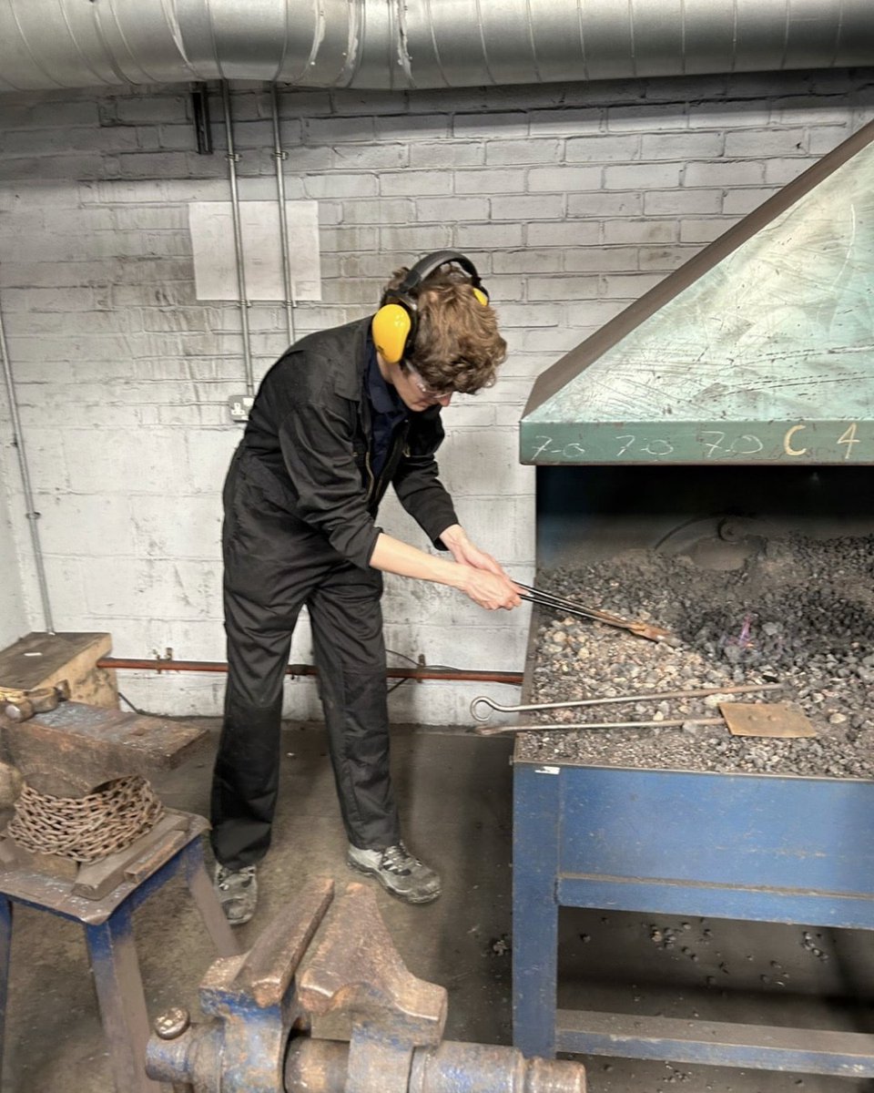 Last week, our health and safety team enjoyed a fantastic development day at the forge! As well as enjoying learning about blacksmithing, they could also check and process risk assessments by actually experiencing the environment! #MadeAtBrinsbury #Blacksmiths #Developmentday