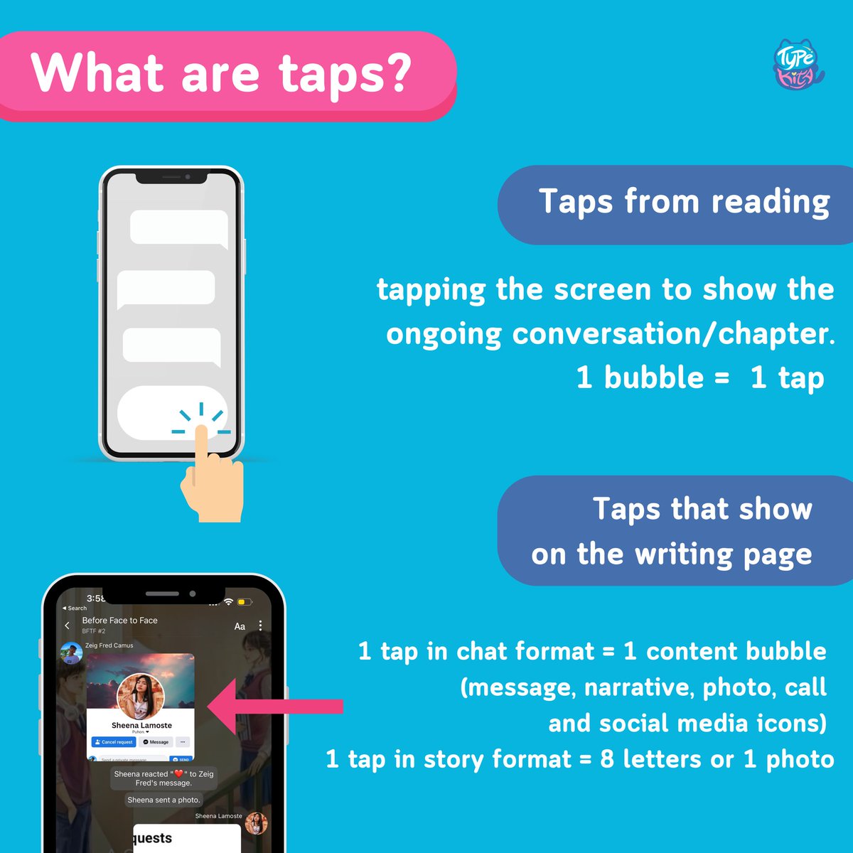 TypeKitaPH's tweet photo. 💰GUIDE TO TYPEKITA COINS FEATURE💰 [A THREAD]

Gusto mo mag TYPE at KUMITA? 🤩 Dahil sa TypeKita, you can read and write and earn from your passion! 🪙📒

 #TypeKitaPH #TypeKitaFAQS https://t.co/cO4Lmhh7Qf