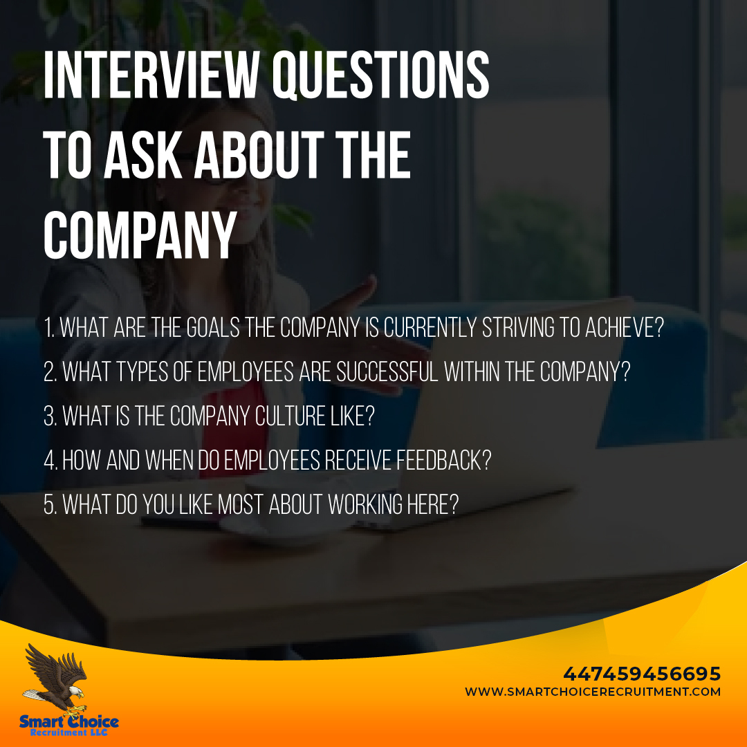 SmartChoicell's tweet image. Asking the right questions during an interview is crucial to making the best decision for your career.

Contact us at +447459456695 or visit our website smartchoicerecruitment.com to explore exciting job opportunities! 🌐🔍