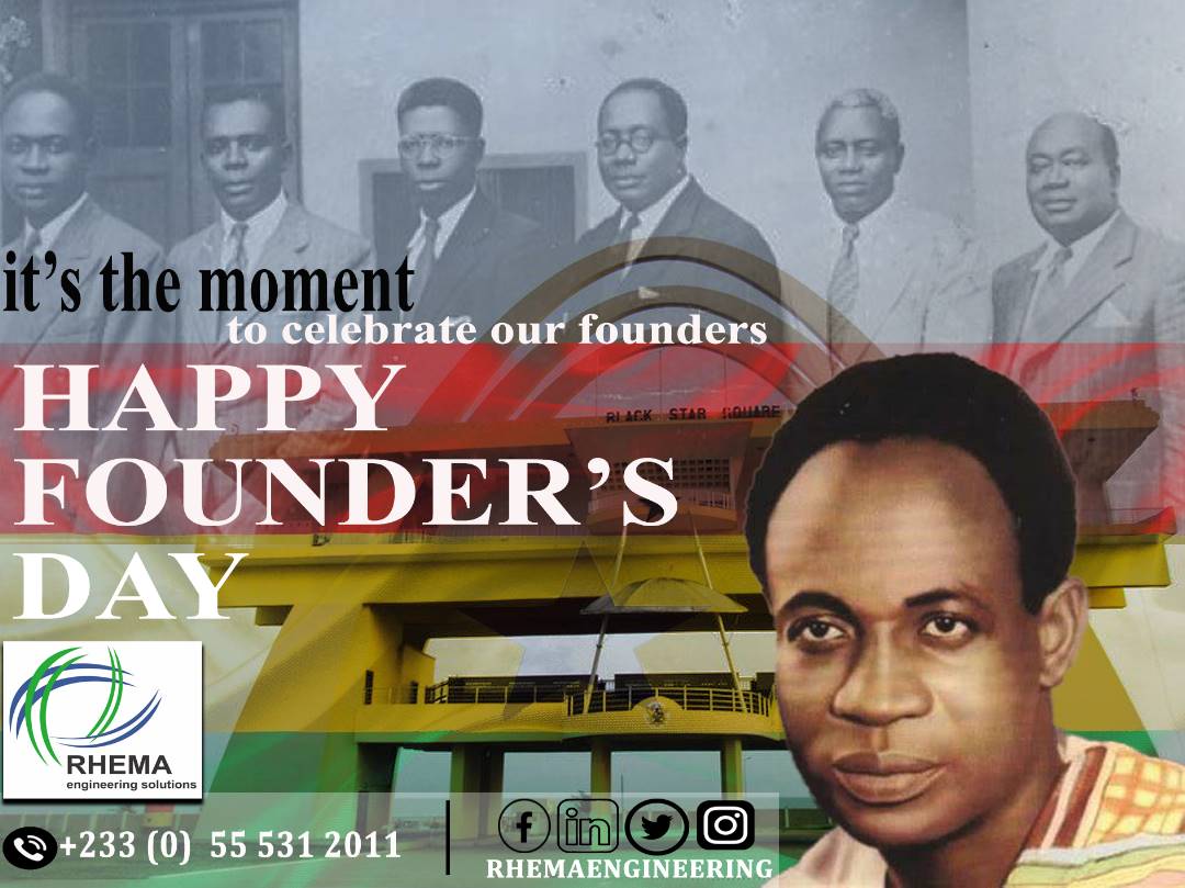 rhema_solutions's tweet photo. Happy Founder's Day, Ghana! 🇬🇭🎉 
Join us in commemorating the roots of this great nation, a source of inspiration as we continue serving our valued clients. 
Here's to unity, progress, and a future filled with shared success! 
#FoundersDay #GhanaCelebrates https://t.co/ielvHGUCmm