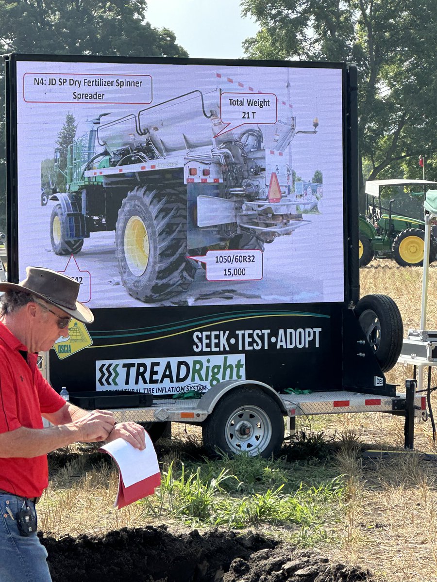 ClarkAgri's tweet photo. Testing out our new-to-us spinner truck yesterday at Norfolk’s Compaction Day! Thanks to all the NSCIA members and the compaction crew for making this day a great success #ontag #compactionaction @WheatPete @GHSCIA https://t.co/A6xP4SRsWC