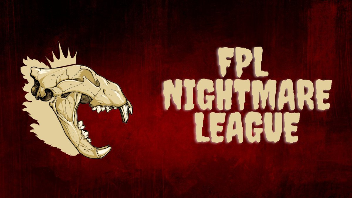 l_berlinski's tweet photo. Startujemy z nowym sezonem ☠️FPL Nightmare League☠️ 

Liga dla wszystkich, którzy szukają nieszablonowych wyzwań w FPL. Zasady? Rozwiń nitkę ⬇️ 🧵1/3 https://t.co/1fZ4kZ57YG