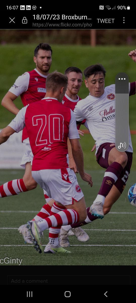 Kenzi Nair Hearts FC B Team