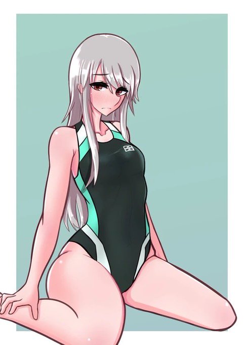 「女の子 競泳水着」のTwitter画像/イラスト(新着)