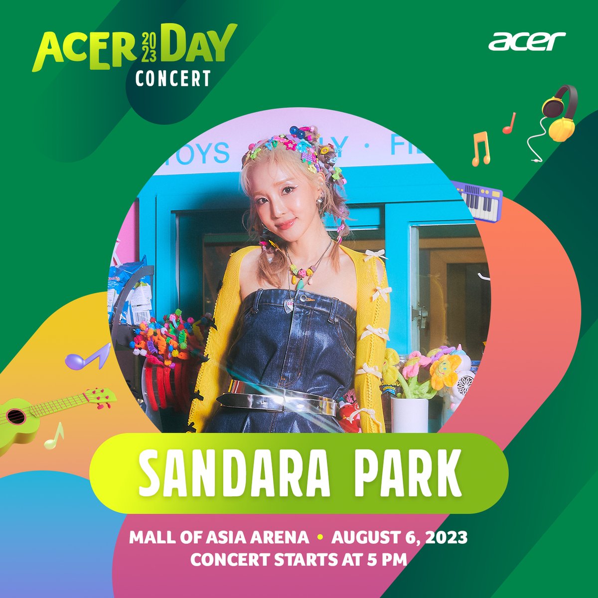 AcerPhils's tweet photo. She's ready to come back home and turn the SM MOA into a 𝘧𝘦𝘴𝘵𝘪𝘷𝘢𝘭! Who's ready to sing and dance with @krungy21 ?🙋‍♀️

Catch her at the #AcerDay2023 Concert on August 6, 2023, as she brings her greatest hits to the Acer stage. We'll see you there, BLACKJACKS and DARALINGS! https://t.co/9zjBbL29YC