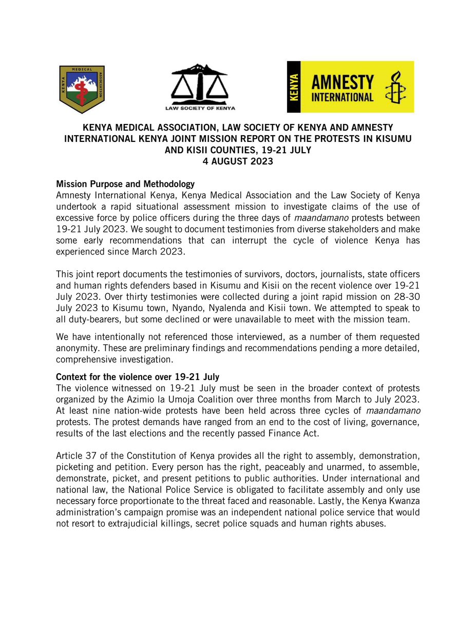 Kenya Medical Association tweet media