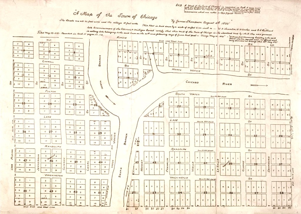 ASCETweets's tweet photo. #OTD in 1830, surveyor James Thompson laid out the first plat of what would become the city of Chicago. By 1890, Chicago would become the nation’s 2nd largest city. 

Join us in the historic city Oct. 18-21 for #ASCE23! Learn more and register: https://t.co/Du61DP6e6W. https://t.co/aoMBju44UD
