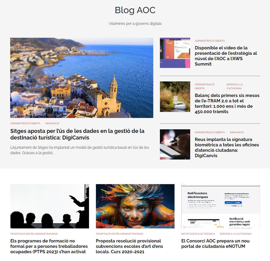 ConsorciAOC's tweet photo. Consulta el #BlogAOC per estar al dia de les novetats en #AdministracióDigital:
SERVEIS AOC · INNOVACIÓ · AGENDA · FORMACIÓ · CONTRACTACIÓ PÚBLICA · GOVERN OBERT...
👉Consulta el blog: https://t.co/xnMtXQrNEl
👉Subscriu-te al butlletí: https://t.co/7FRIfht9ap https://t.co/27s2ELrOlM