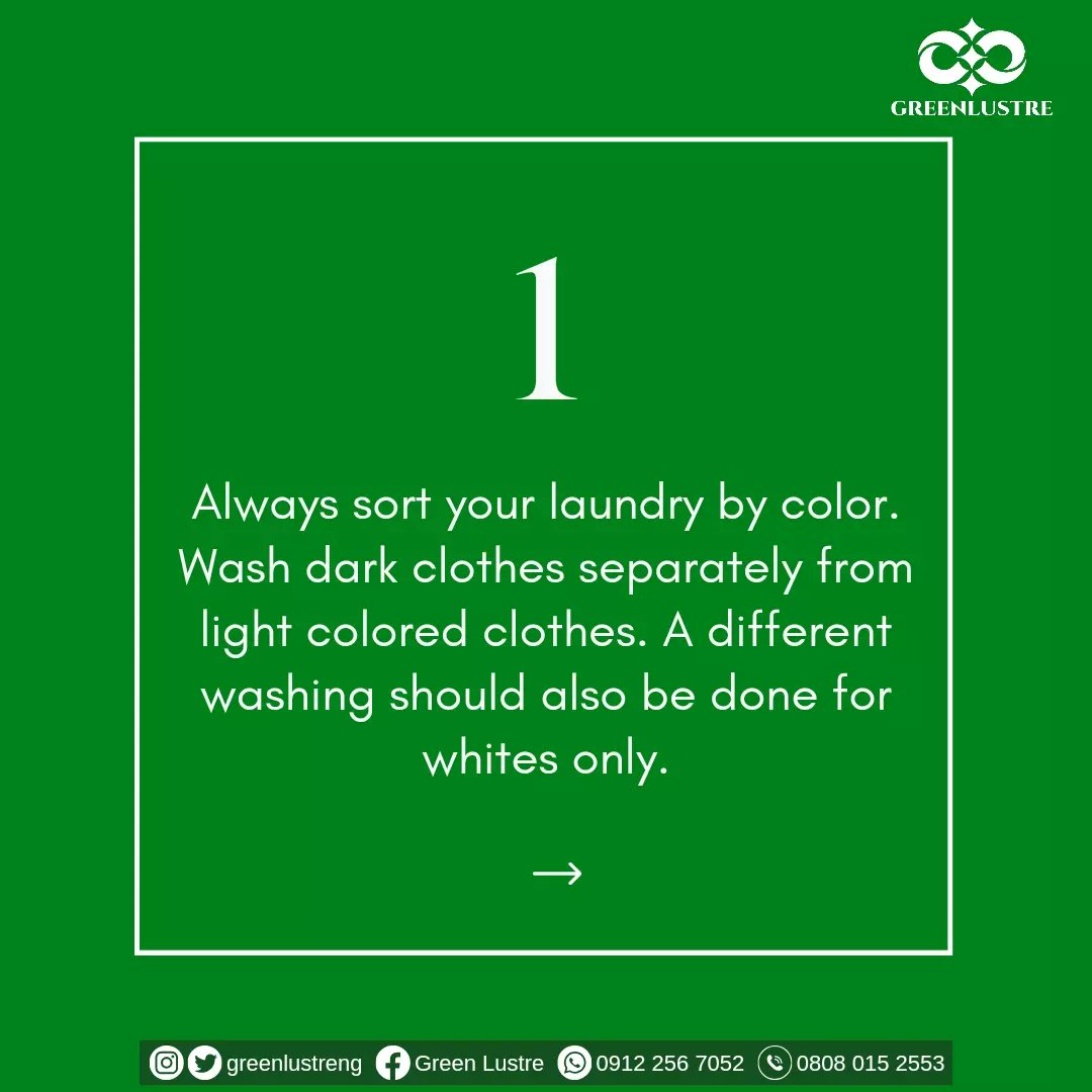 Greenlustr's tweet photo. Laundry Tips💚 https://t.co/7BXTdXODPP