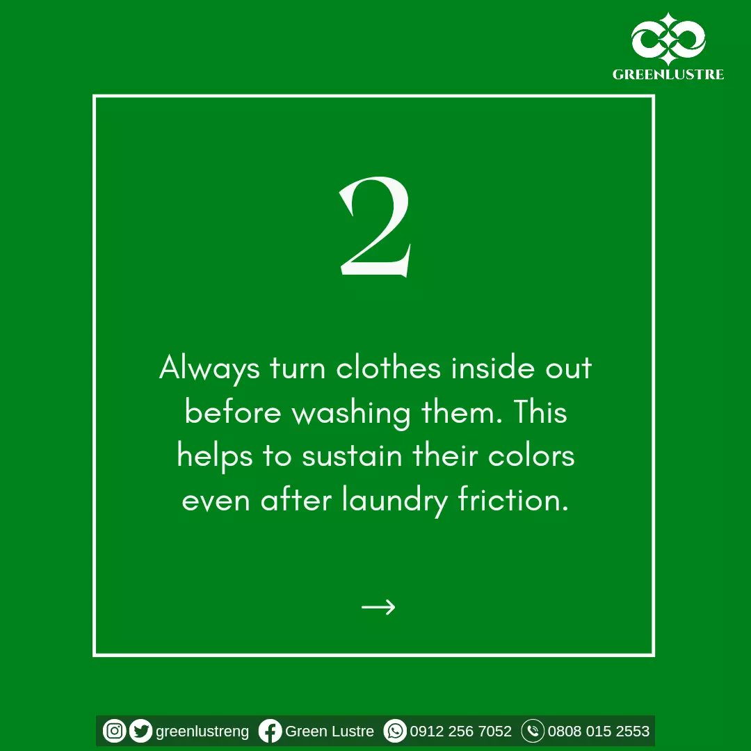 Greenlustr's tweet photo. Laundry Tips💚 https://t.co/7BXTdXODPP