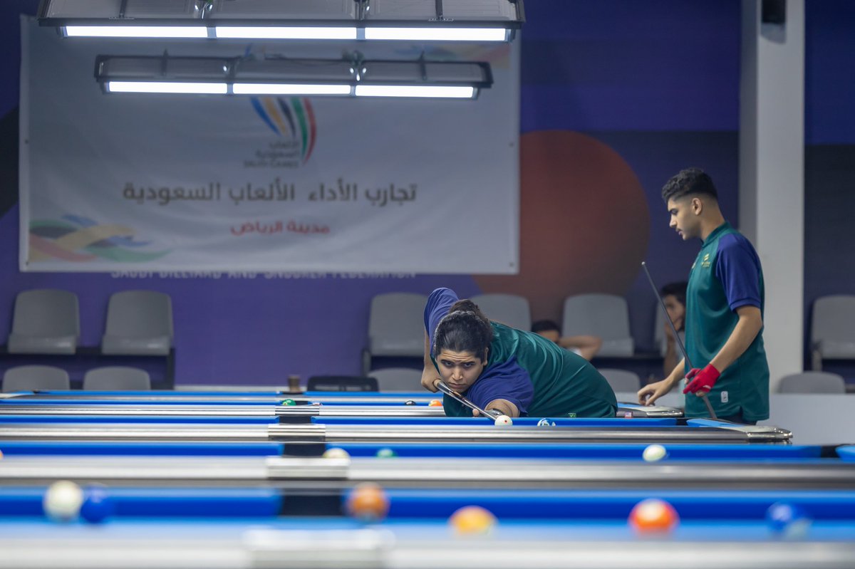 TheSaudiGames's tweet photo. ملخص تجارب أداء المشاركين في رياضة البلياردو في جدة والرياض والدمام 🎱 
#دورة_الألعاب_السعودية
#بيننا_أبطال https://t.co/bZBmjva4xm