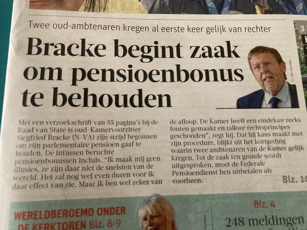 WrdCoenegrachts's tweet photo. Hoe los van de wereld is de traditionele politiek als zo’n N-VAer als Bracke procedeert om al dat geld bovenop het wettelijk maximum van 7.813 € mooi te blijven ontvangen? 

De routine van de zelfbediening heeft elk ethische normbesef bij deze club laten verdwijnen. https://t.co/PWM3E2gI17