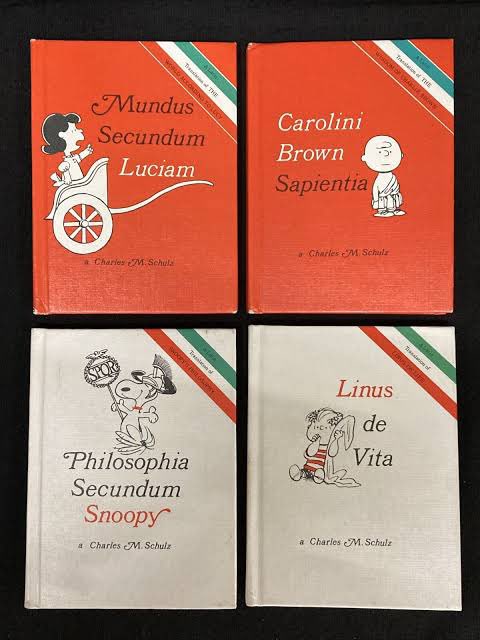 Today I learnt that there is a 1968 series of Charlie Brown books in Latin.