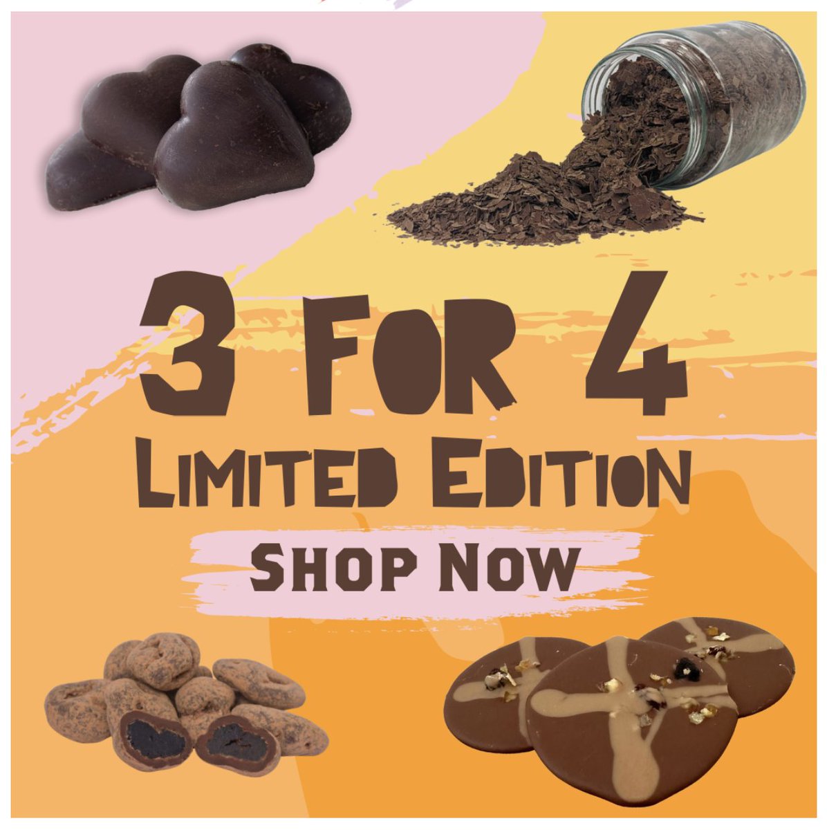 lesleymann25's tweet photo. hey @TheRawChocCo , just got your email about the 4 for 3 offer, you might want to rethink the graphic tho...😆😉 https://t.co/mvEuBK6kVS