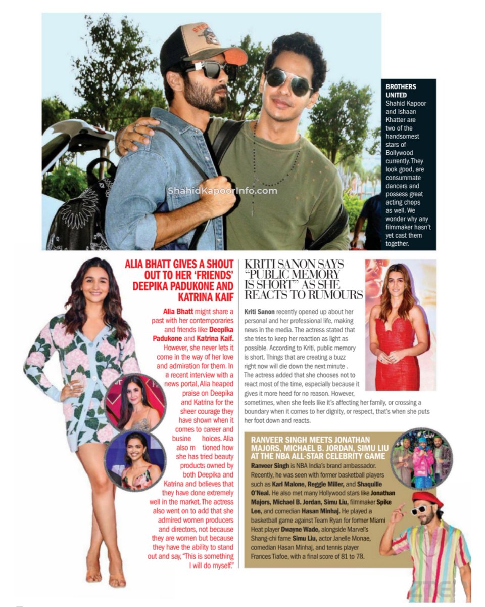 A movie character you would date - #ShahidKapoor Filmfare magazine March 2023 scans - mtr.cool/afgydpzoiw