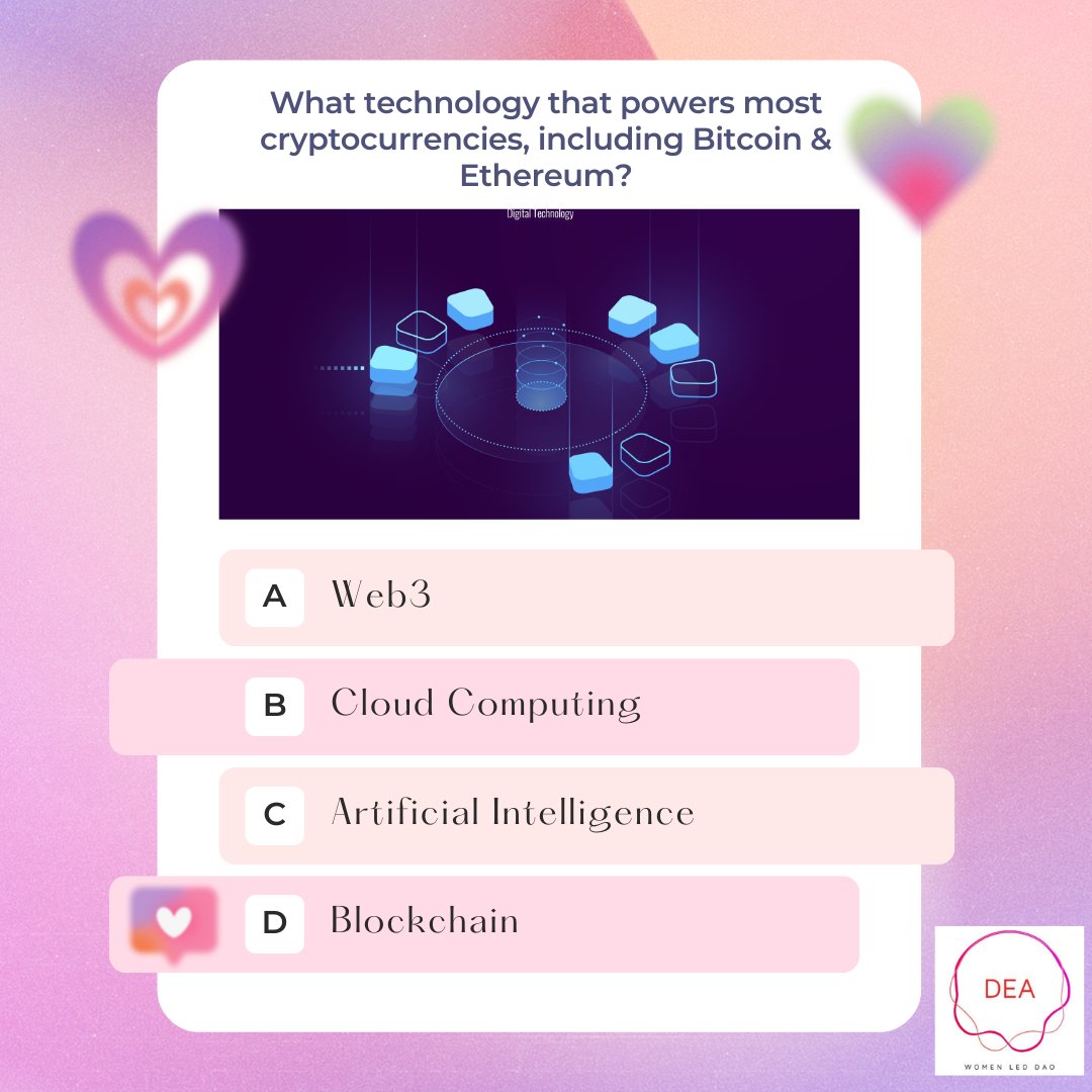 🎲 Fun Trivia Alert! 🎲

Test your knowledge with our Web3 Fun Trivia! 🚀

Comment your answers below, and let's see how well you know the world of Web3! 🌐 

#Web3Trivia #FunTrivia #DEADAO #Blockchain #Cryptocurrency #Decentralization