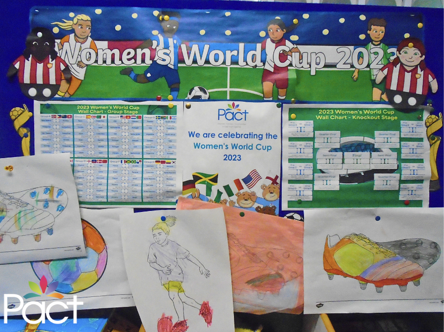 Pact (@prisonadvice) on Twitter photo Celebrating the Women's World Cup at <a href="/HMPSwansea/">HMP Swansea</a>!
Pact staff have created exciting activity packs for children and teens to colour football-themed pictures to display on the wall! Celebrating the Women's World Cup at <a href="/HMPSwansea/">HMP Swansea</a>!
Pact staff have created exciting activity packs for children and teens to colour football-themed pictures to display on the wall!