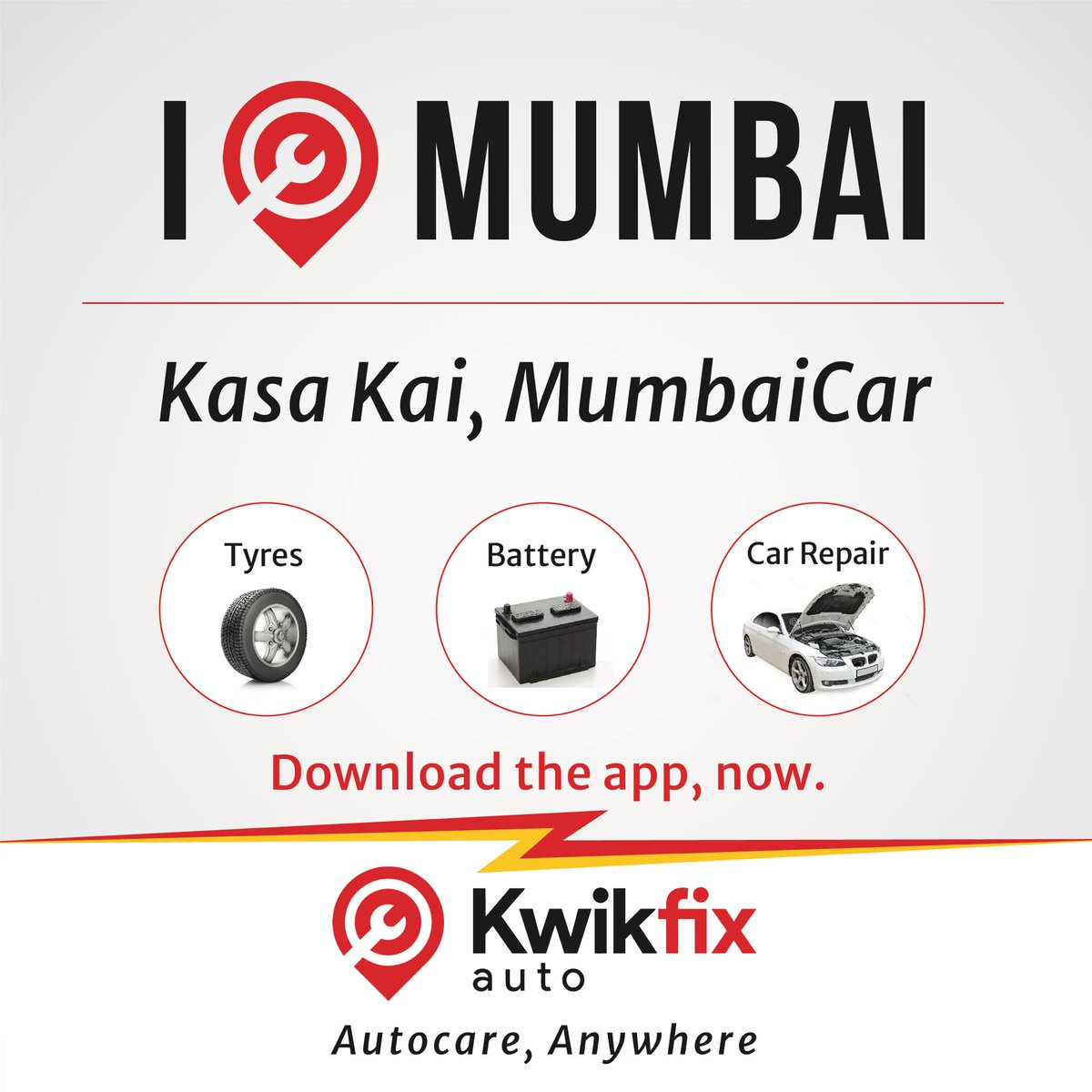 kwikfixindia's tweet image. Kasa Kai, MumbaiCar! 

Download the app now for Car repair and maintenance.

kwikfixauto.in/app

#AapkiGaadiKaApp #kwikfixauto  #mumbaicar #mumbai #cars